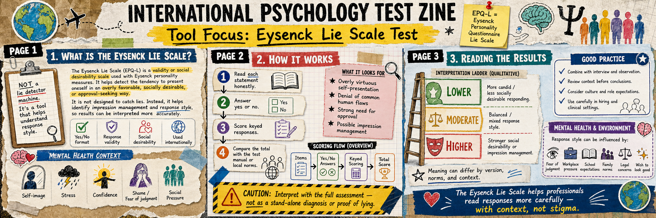 Lie Scale Eysenck Flow